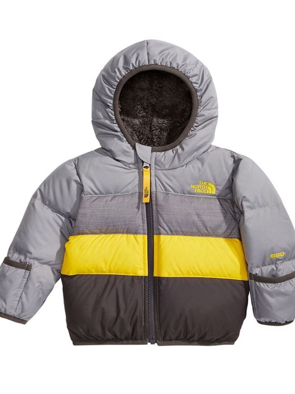 THE NORTH FACE MOONDOGGY DOWN HOODED JACKET 12-18 months